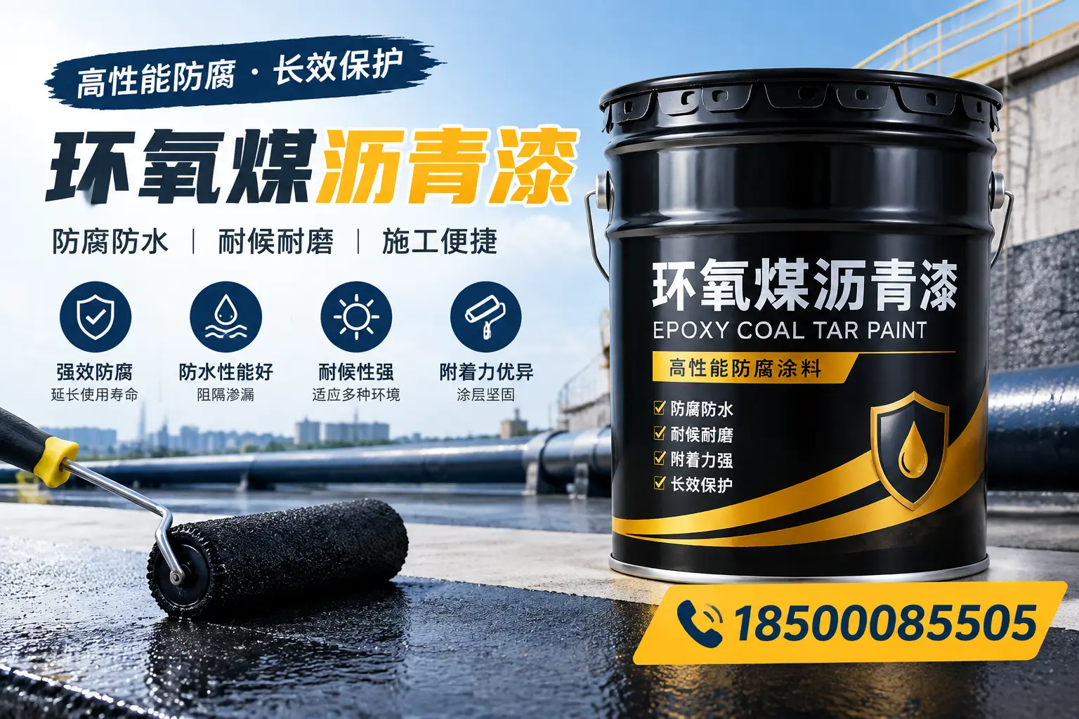 选择环氧煤沥青漆时需注意的五个问题,帮助保定用户